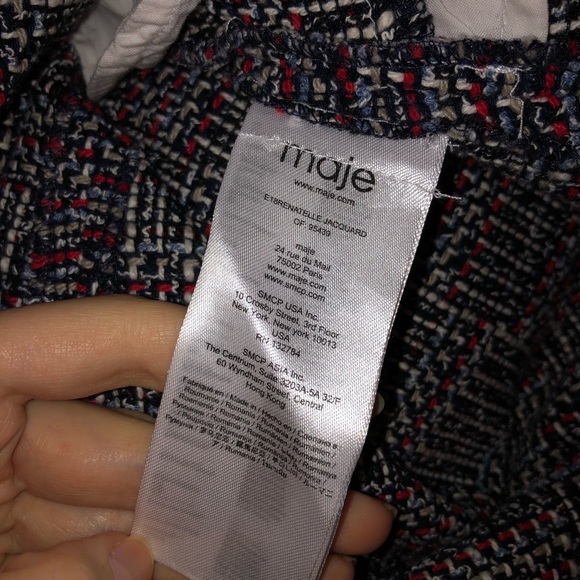 Maje Natelle Tweed Mini Dress Size 3 - Picture 5 of 7